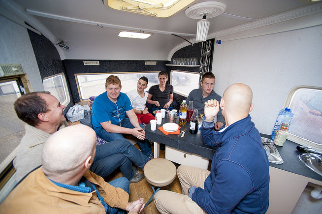 Magie in een kleine caravan